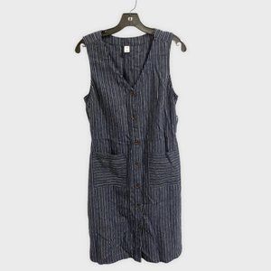 Old Navy Blue Striped Dress